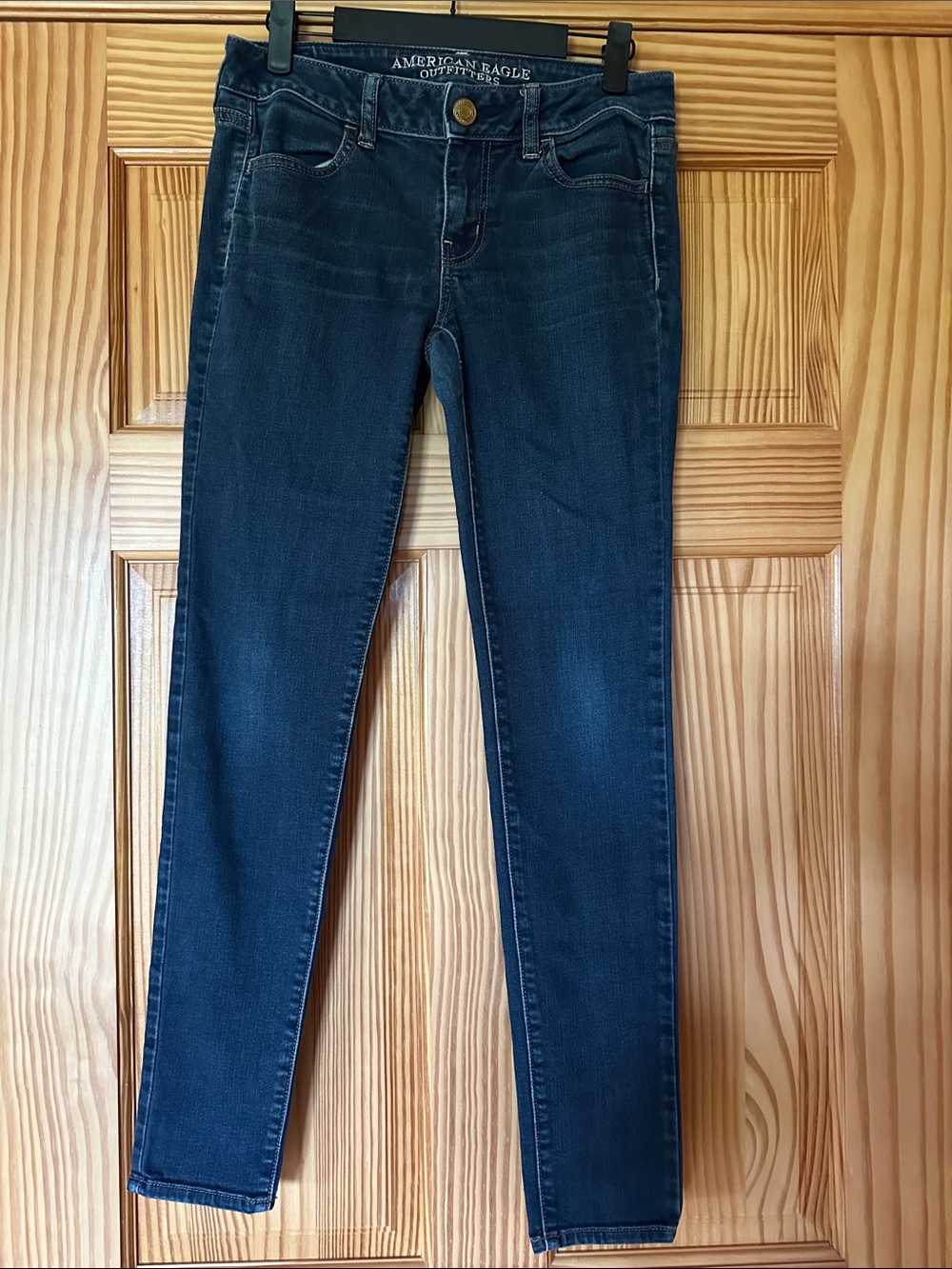 American Eagle Outfitters Dark Blue Skinny Jeggings for Women size 2